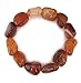 CARNELIAN - Tumbled Nugget Stretch Bracelet