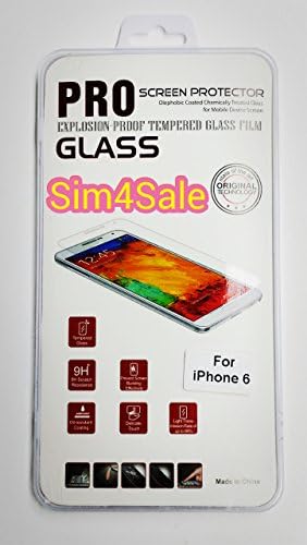 Lycamobile Preloaded Sim Card with FIRST FREE $29 Monthly Plan & FREE Iphone 6 TEMPERED GLASS FILM