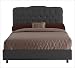 Skyline Furniture 74 Tufted Arch Headboard in Black
