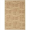 CHARISMA Abstract Gingham Ivory Beige Casual 7.10 x 11.2 Area Rug