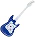 Guitar Wall Clock (With Blue Neon Light)