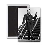 Robert Vaughn - 3x2 inch Fridge Magnet - large magnetic button - Magnet