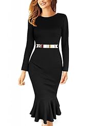 Polyester/Spandex Above the Knee Mermaid Peplum Bodycon Dress/Evening Dress/Prom Dress/Wedding Party Dress 