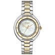 Timex DIAMOND Collection: 2M596 Women's Gold-Tone and Silver-Tone Round Case Dress Watch with 16 Genuine Diamonds