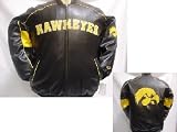 Iowa Hawkeyes NCAA Adult Pleather Jacket