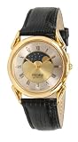 Pedre Unisex Gold-Tone Moon Phase Watch 0379GX on sale