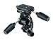 Manfrotto 808RC4 3-Way Standard Head with Quick Release Plate 410PL (Black)