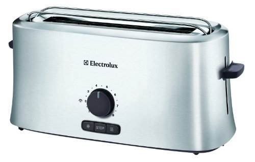 Electrolux EAT5010 Grille-Pain 1 Fente XXL Inox Brossé / Réglisse