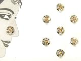 Self Adhesive Indian Bindi Nose & Eye Dots Bollywood Belly DanceTattooCrystal Body Artand Fashion Jewelry