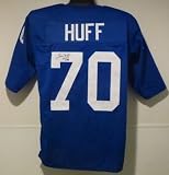 Sam Huff Autographed/Hand Signed New York Giants Size XL Jersey w/HOF 82