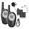 Cobra MT800 - Walkie Talkie Radio Twin Pack with Batteries and Charger UK Plug