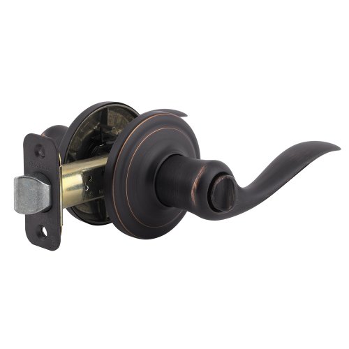 Kwikset 730TNL 11P CP Tustin Bed/Bath Lever, Venetian Bronze