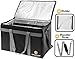 Commercial Large Premium Food Delivery Bag w/Divider | Thermal Insulated to Keep Cold or Hot Food | Durable Heavy Duty | Ideal for Catering Transport, Groceries Carrier, Ubereats, Doordash, Grubhub