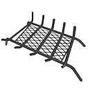 Landmann USA 97275 1/2" Steel Fireplace Grate with Ember Retainer, 27", 5 Bars