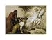 The Angel at the Tomb of Christ by Benjamin West. Size 15.97 inches width by 11.39 inches height. High Quality Art Poster Print