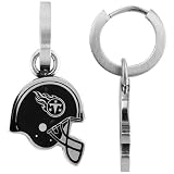 Team Titanium Tennessee Titans Steel Helmet Earrings