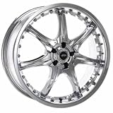 JR Knuckle 17x7.5 Chrome Wheel Rim 5x110 with a 45mm Offset and a 65.20 Hub Bore.... by JR
