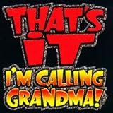 Toddler Gildan T-Shirt : That's It I'm Calling Grandma - For Granddaughter or Grandson - Litho Glitter