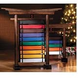 Freestanding Solid Wood 6 Belt Display