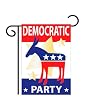 Democratic Party Garden Flag Indoor/outdoor 13.5" X 18"