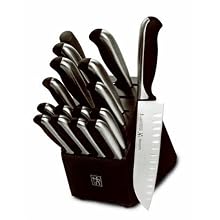 J.A. Henckels International Fine Edge Synergy 17-Piece Knife Set with Block