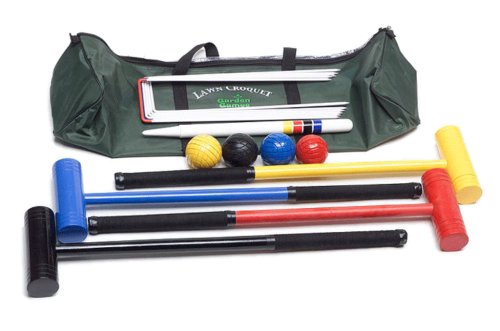 Lawn Croquet Children s Croquet Set with Canvas Carry Case