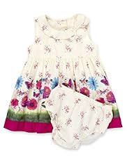 2 Piece Autograph Pure Cotton Floral Dress & Knicker Set