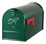 Solar Group E1600G00 Large Premium Steel Rural Mailbox, Green