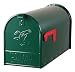 Solar Group E1600G00 Large Premium Steel Rural Mailbox, Green