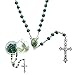 St. Jude Rose Petal Scented Rosary - 6 Pcs Rosaries with Individual Matching Gift Box