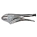 Grip-On 113-10 10-Inch Straight Jaw Locking Pliers with V-Notch, Nickel-Plated