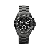 Fossil Men's CH2601 Black Stainless Steel Bracelet Black Analog Dial Chronograph Watch