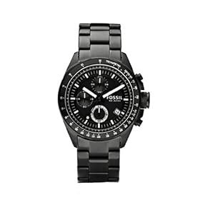 Fossil - CH2601 - Montre Homme - Quartz Chronographe - Bracelet Acier inoxydable noir
