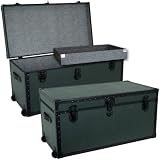 Mercury Luggage 31 Inch Olive Drab Footlocker