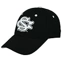 Zephyr South Carolina Gamecocks Black Silver Lining Fitted Hat