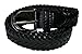 LB LEATHERBOSS Braided Casual Genuine Leather Belt - Black