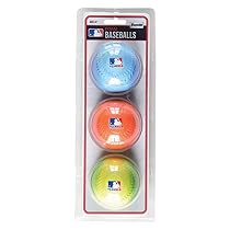 Franklin Sports Team MLB 3Pack Foam Baseballs - Gradient
