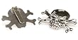 Skull and Crossbone Shoe Clips