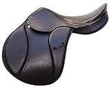 Leather Jumping Champagne Saddle 
