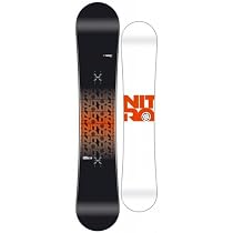 Nitro Men's Target Fuser Wide Snowboard (Black Orange) - 159 cm - 159 cm