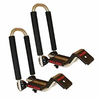 Malone Downloader Folding J-Style Universal Car Rack Kayak Carrier with Bow and Stern Lines from Malone Auto Racks