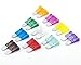Morningrising 100 pcs Assorted Auto Car Trunk Standard Blade Fuse 3,5,7.5,10,15,20,25,30,35,40Amp Car Boat Truck SUV Automotive Replacement Fuses Auto Holder Fuse Kit Car Accessories