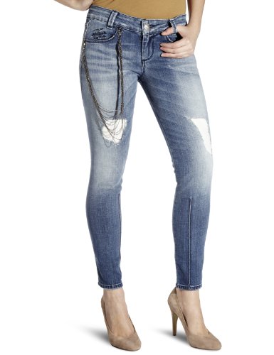 Killah Damen Jeanshose/ Lang Sehr tiefer Bund, JA0903-DL0130-F09950-L00P23, Gr. 30/28, Bla Preisvergleich