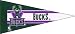 Basketball Pennants: NBA Mini Milwaukee Bucks Pennant