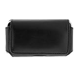 Black Horizontal Pouch Leather Carrying Case with Belt Clip for Apple iPhone 3G, iPhone, BlackBerry 9000 Bold, 8110 Pearl, 8330 Curve, 8120 Pearl, 8130 Pearl, 8310 Curve, 8320 Curve, 8300 Curve, 8100 Pearl, HTC Touch Diamond, Shadow, Touch, XV6900, Dash, S620 ExcaliburLG Dare VX9700, Decoy VX8610, enV2 VX9100, Vu CU920, Glimmer AX830, UX830, Venus VX8800, Motorola Adventure V750, Renegade V950, Z9, V9m RAZR2, V9 RAZR2, V8 RAZR2, Palm 690 CentroSamsung U650 Sway, A827 Access, SGH-T819, SCH-R610, Mysto, SGH-T739 Katalyst