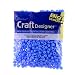 Pony Beads, Lt. Blue Op, 6 X 9mm, 720pc Pkg