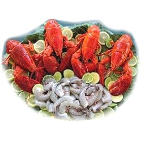 Lobster Party, 4 Live Lobsters and 2 lbs. Jumbo Shrimp by Live Lobsters