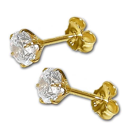 CLEVER SCHMUCK Goldene Ohrstecker