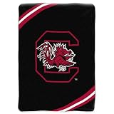 College Force Raschel Throw - South Carolina