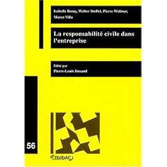 La Responsabilit� civile dans l'entreprise, tome 56